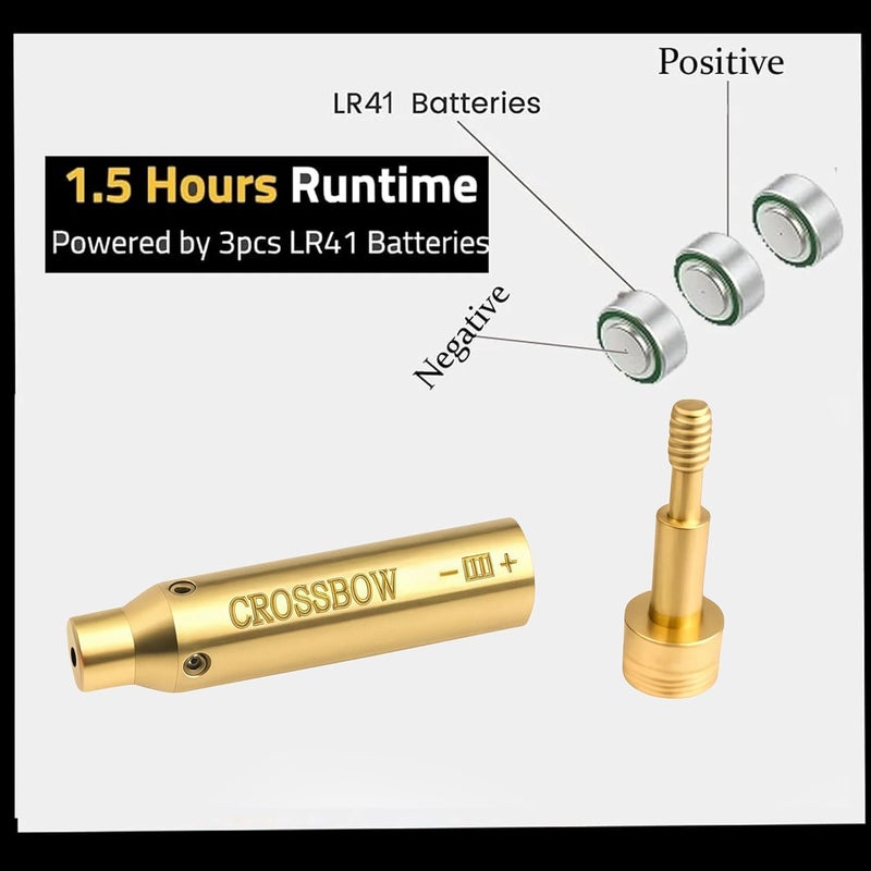 Gotical Archery Crossbow Bow Arrow Red Laser Sighting Tool Boresighter Bore Sight - Image 5